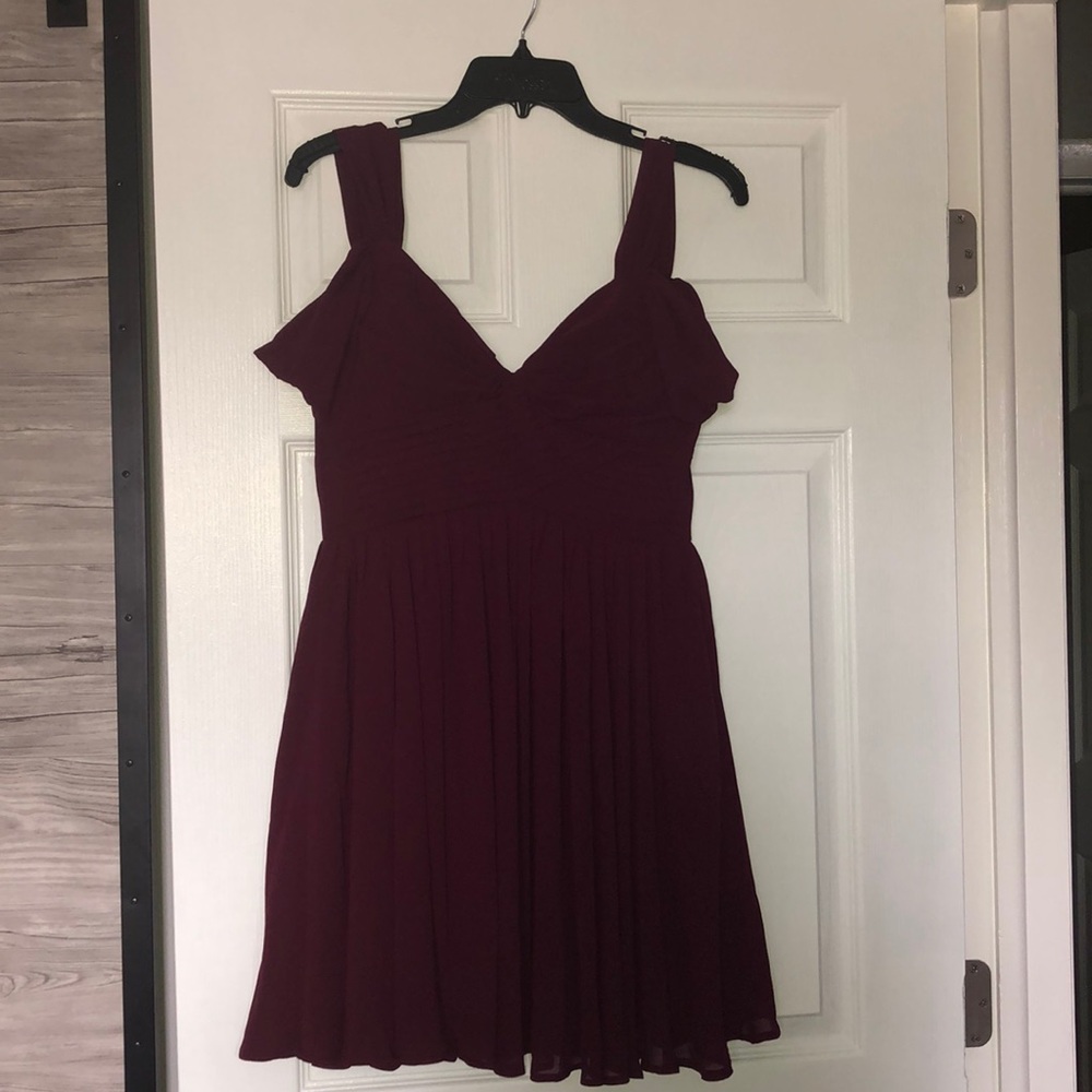 Burgundy/purple dress